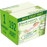 Bebem Natural No:1 Yenidoğan 192 Adet Bebek Bezi