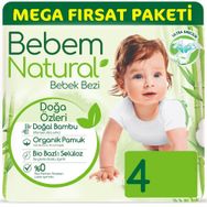 Bebem Natural No:4 Maxi Bebek Bezi