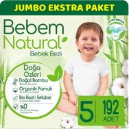 Bebem Natural No:5 Junior 192 Adet Bebek Bezi