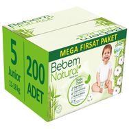 Bebem Natural No:5 Junior 200 Adet Bebek Bezi