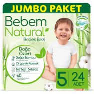 Bebem Natural No:5 Junior 24 Adet Bebek Bezi