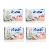 Bebiko Vip Baby Active Soft No:3 Midi 144 Adet Bebek Bezi