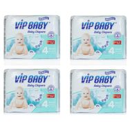 Bebiko Vip Baby Active Soft No:4 Maxi 128 Adet Bebek Bezi