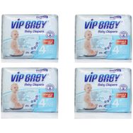 Bebiko Vip Baby Active Soft No:4+ Maxi Plus 120 Adet Bebek Bezi