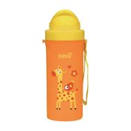 Bebsi 300 ml Turuncu Desenli Pipetli Bardak