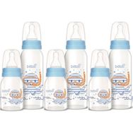 Bebsi Mavi 250 ml + 125 ml 3'lü Cam Biberon Seti