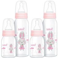 Bebsi Pembe 250 ml + 125 ml 2'li Cam Biberon Seti