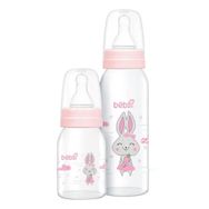 Bebsi Pembe 250 ml Cam Biberon + 125 ml Cam Biberon Seti