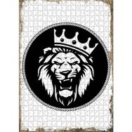 Bedeko Aslan Kral Ahşap 50x70 cm 500 Parça Puzzle