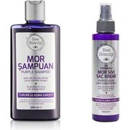 Bee Beauty 250 ml Mor Şampuan + 150 ml Mor Sıvı Saç Kremi