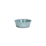 Beeztees 13 cm 470 ml Turkuaz Paslanmaz Çelik Kaymaz Taban Yavru Köpek Mama Su Kabı