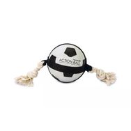Beeztees İpli Futbol Topu 12.5 cm Köpek Oyuncağı