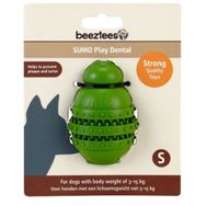 Beeztees Sumo Dental Yeşil 12 cm Medium Kauçuk Ödül Hazneli Çiğneme Köpek Oyuncağı