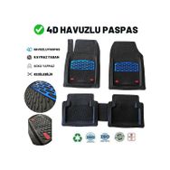 Beka Dacia Logan MCV 2013 4D Siyah Mavi Universal Yeni Nesil Pro Havuzlu Paspas