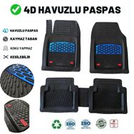 Beka Fiat Linea 2017 4D Siyah Mavi Universal Yeni Nesil Pro Havuzlu Paspas