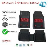 Beka Seat Ateca 4x4 2020 4D Kırmızı Havuzlu Universal Paspas