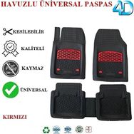 Beka Seat İbiza HB 2012 4D Kırmızı Havuzlu Universal Paspas