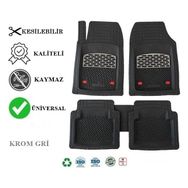 Beka Smart Forfour 4 Kapı 2014 4D Havuzlu Universal Krom Gri Paspas
