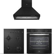 Beko ADP 61420 S - BFC 430 S - BOCD T 6510 ES Siyah 3'lü Ankastre Set