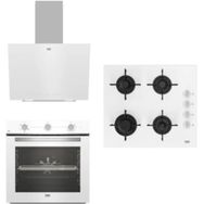 Beko AirFry BFC321B - BOCDT6011EB - BDE6040B 3'lü Beyaz Ankastre Set