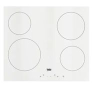 Beko AOV 64400 B 4 Gözlü Vitoseramik Cam Yüzeyli Ankastre Ocak Beyaz
