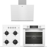 Beko BDE 6062 B - BFC 330 B - BOCD T 6510 EB Yeni Beyaz 3'lü Ankastre Set