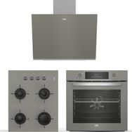 Beko BDE 6062 G - BFC 330 G - BOCD T 6510 EG Gri 3'lü Ankastre Set