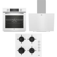 Beko BFC330 B - BDE 6041 B - BOCD T T 6011 EB Beyaz 3'lü Ankastre Set