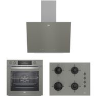 Beko BFC631G - BOCDT6510EG - BDE6062G Gri 3'lü Ankastre Set