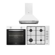 Beko BFM 310 B - BOMD D 6110 EB - ADP 61420 B Beyaz 3'lü Ankastre Set