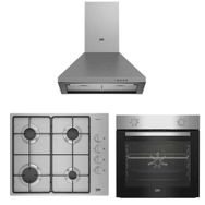 Beko BOMD D 6110 EI - ADP 61420 I - BFM 310 I Inox 3'lü Ankastre Set