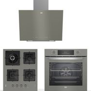 Beko Master BDE 6040 G - BFC 430 G - BOCD K 6510 EWG Gri 3'lü Ankastre Set
