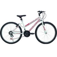 Belderia Tec Eros 24" Jant 21 Vites V-Fren Pembe Beyaz Dağ Bisikleti