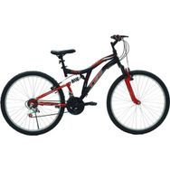 Belderia Tec Master 26" Jant 21 Vites V-Fren Siyah Kırmızı Dağ Bisikleti