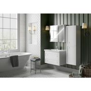 Belinza Beyaz 85 cm Simar Banyo Dolabı Takımı
