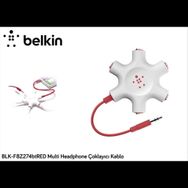 Belkin BLK-F8Z274BTRED Multi Headphone Çoklayıcı Kablo