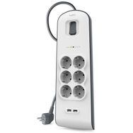 Belkin BSV604VF2M 2 m 6'lı Akım Korumalı Uzatma Priz