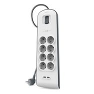 Belkin BSV804VF2M Beyaz-Gri 8'li Priz