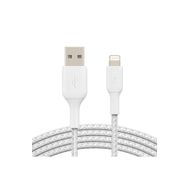 Belkin CAA002BT1MWH 1 m Beyaz Örgülü Lightning Kablosu