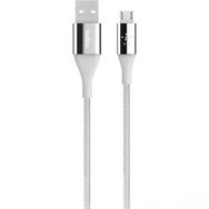 Belkin F2CU051BT04-SLV Gümüş 1.2 m Premium Kevlar 2.4A Kablo