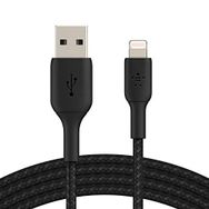 Belkin Örgülü Siyah 2 m USB-C Kablosu