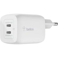 Belkin WCH013VFWH 68W Çift USB-C Power Delivery GaN Duvar Şarj Cihazı