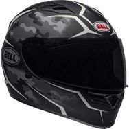 Bell PS Qualifier Stealth Matt Black White Full Face Motosiklet Kaski