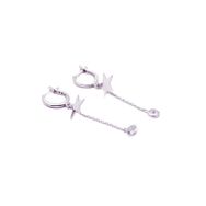Bella Gloria GP00162 Taş Sallantılı Yıldız Gümüş Küpe
