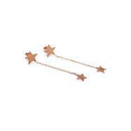 Bella Gloria GP00163 Sallantılı Yıldız Rose Gümüş Küpe