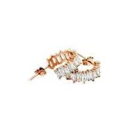 Bella Gloria GP00206 Baget Taşlı Rose Gümüş Küpe