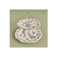 Bella Maison Ocaliptus Stoneware 2 Katlı Yeşil Kurabiyelik