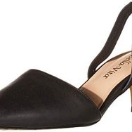 Bella Vita Sarah II Siyah Deri Slingback Kadın Elbise Ayakkabısı