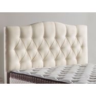 Belletto 120 cm Krem Tek Kişilik Duru Lüx Kumaş Başlık