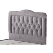 Belletto 90 cm Gri Tek Kişilik Vogue Lüx Kumaş Başlık